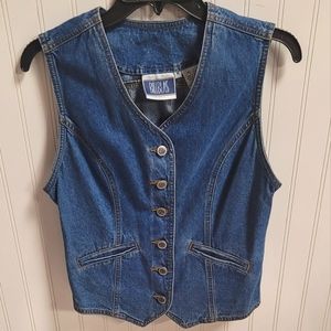 Vintage Bill Blass Denim Vest